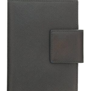 Damaged/ Store Return Prada Signature Black Leather Notebook